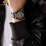 ساعت مچی مردانه ناوی فورس سه موتوره NAVIFORCE NF8073 B/RG/D.BN