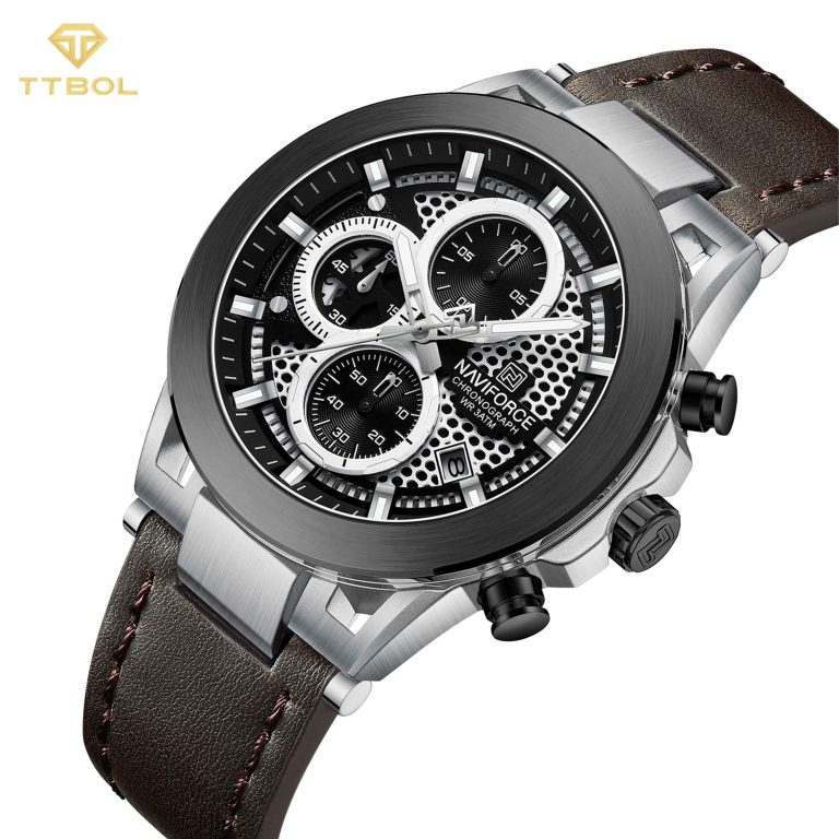 ساعت مچی مردانه ناوی فورس تاریخدار NAVIFORCE NF8073 S/W/D.BN