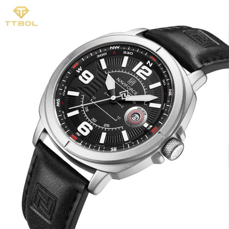 ساعت مچی مردانه ناوی فورس اورجینال NAVIFORCE NF8078 S/W/B