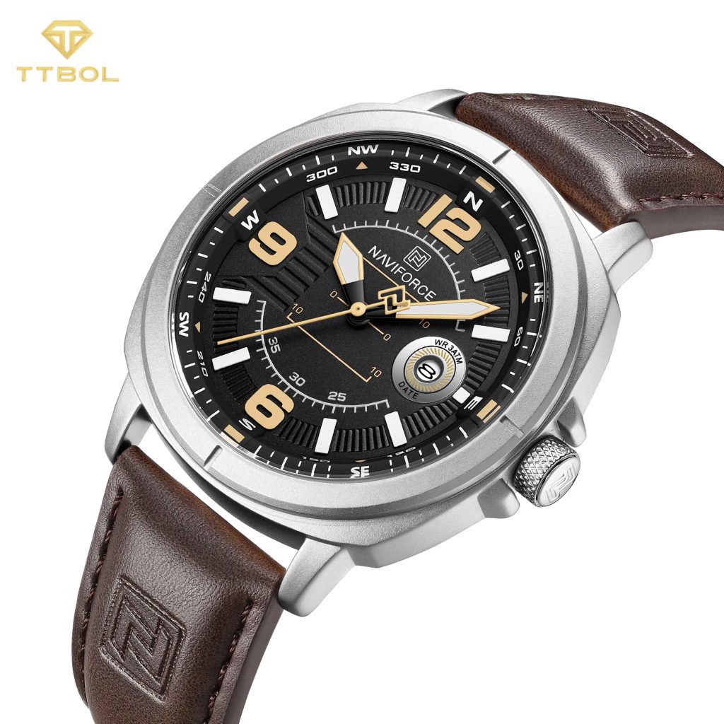 ساعت مچی مردانه ناوی فورس NAVIFORCE NF8078 S/Y/D.BN