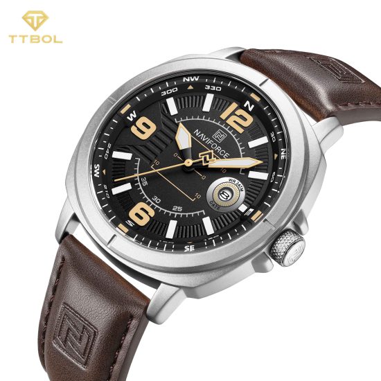ساعت مچی مردانه ناوی فورس NAVIFORCE NF8078 S/Y/D.BN