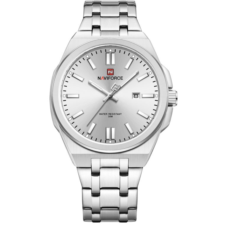 ساعت مچی مردانه ناوی فورس سیلور NAVIFORCE NF9226 S/W/S