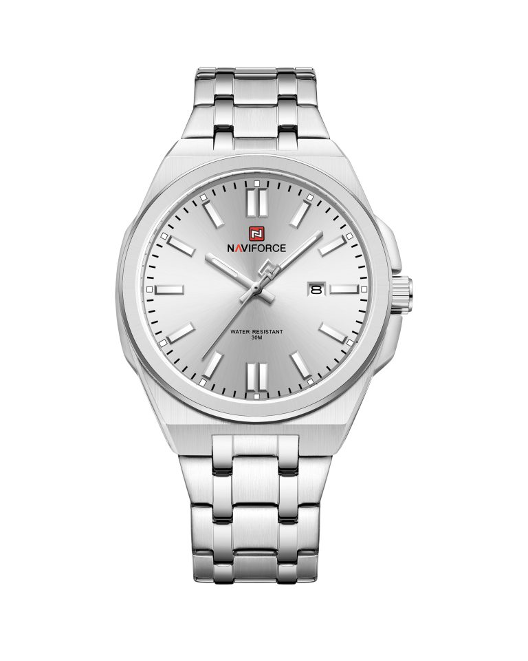 ساعت مچی مردانه ناوی فورس سیلور NAVIFORCE NF9226 S/W/S