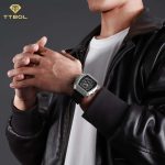 ساعت مچی مردانه ناوی فورس چهارگوش NAVIFORCE NF8070 S/B/B