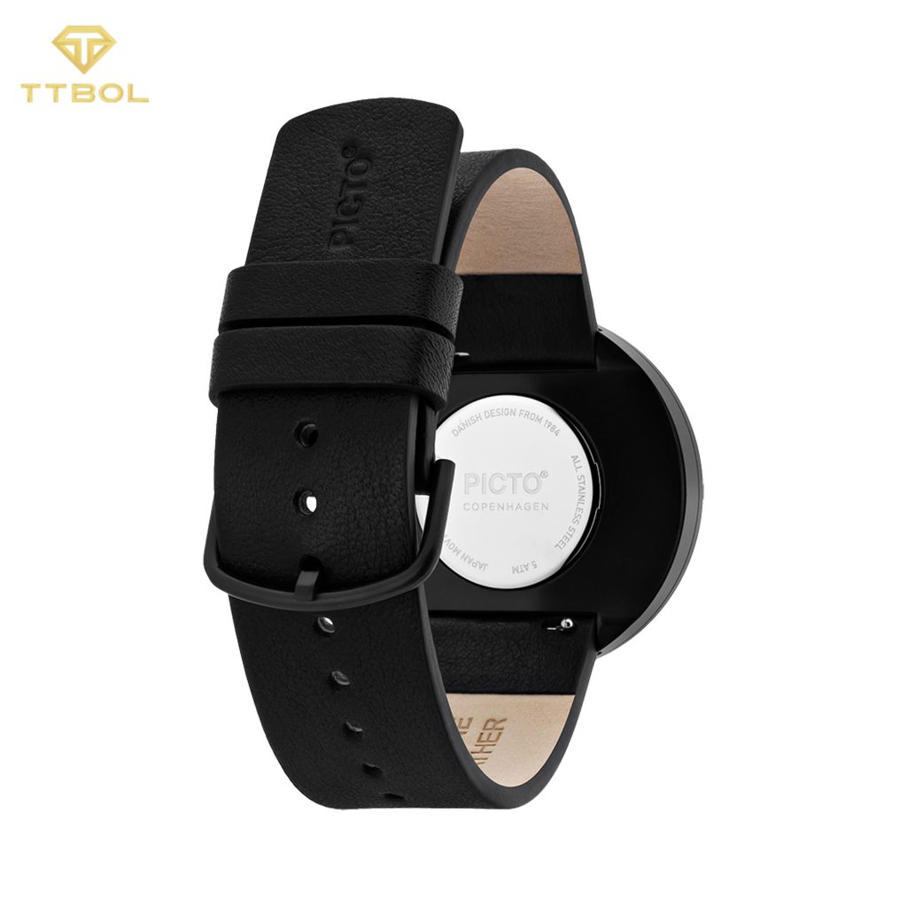 ساعت مچی مردانه پیکتو تمام مشکی PICTO P43350-4120B