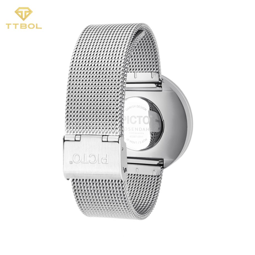 ساعت مچی مردانه پیکتو صفحه خاکستریPICTO P43352-0820