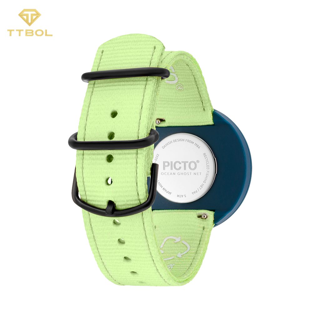 ساعت مچی مردانه پیکتو سبز فسفری PICTO PR44013-R013