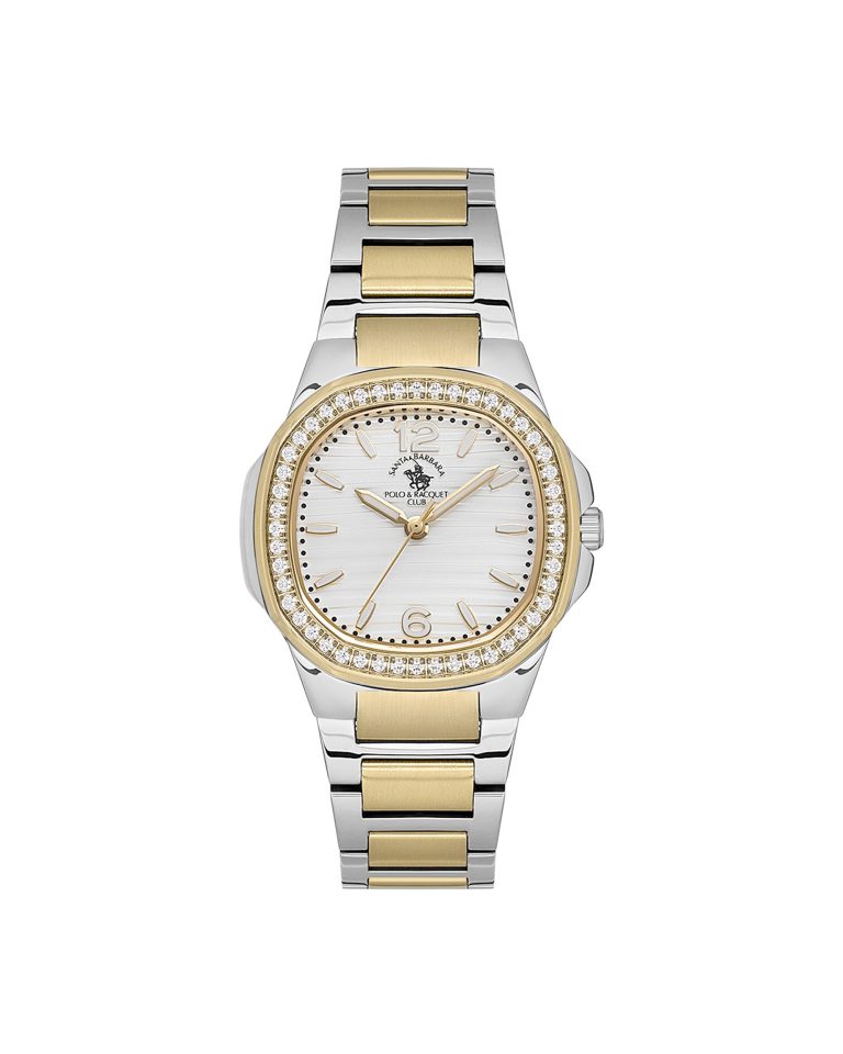 ساعت مچی زنانه پولو سانتا باربارا سیلور طلایی POLO SANTA BARBARA SB.1.10481-7