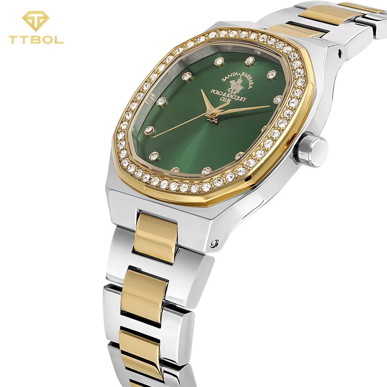 ساعت مچی زنانه پولو سانتا باربارا سیلور طلایی POLO SANTA BARBARA SB.1.10625-6