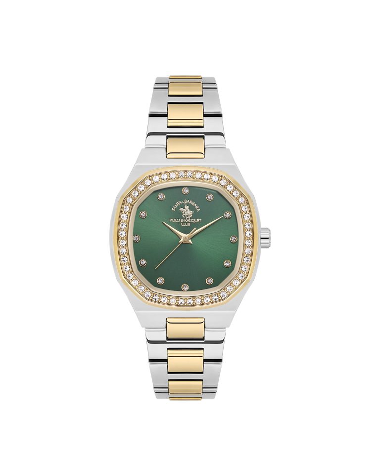 ساعت مچی زنانه پولو سانتا باربارا صفحه سبز POLO SANTA BARBARA SB.1.10625-6