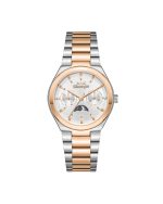 ساعت مچی زنانه اسلازنجر بند استیل سیلور رزگلد SLAZENGER SL.09.2468.4.04