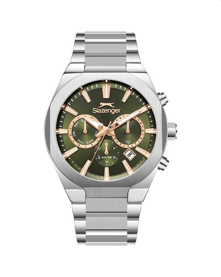ساعت مچی مردانه اسلازنجر تمام استیل SLAZENGER SL.09.2540.2.06