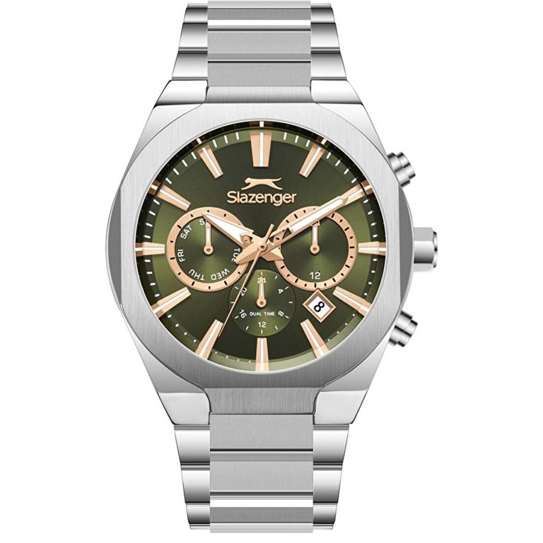 ساعت مچی مردانه اسلازنجر تمام استیل SLAZENGER SL.09.2540.2.06