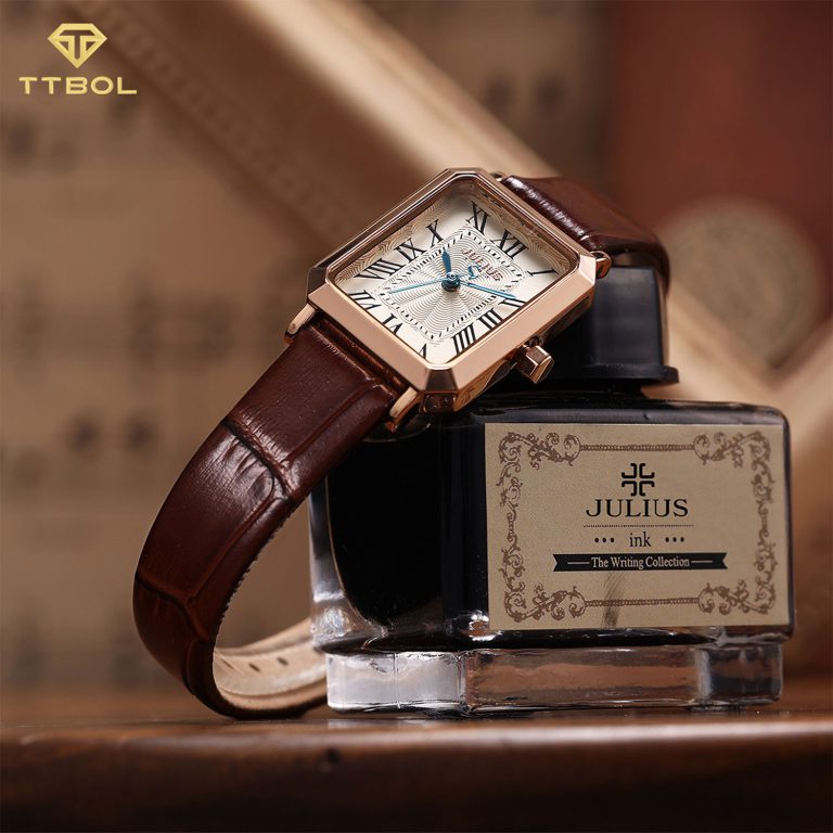 ساعت مچی زنانه جولیوس صفحه چهارگوش JULIUS JA-1286B