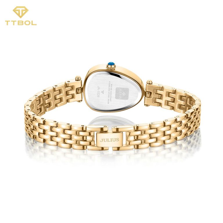 ساعت مچی زنانه جولیوس تمام طلایی JULIUS JA-1526F