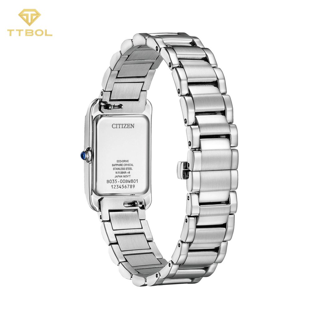 ساعت مچی زنانه سیتیزن صفحه مستطیلی CITIZEN EW5620-55A