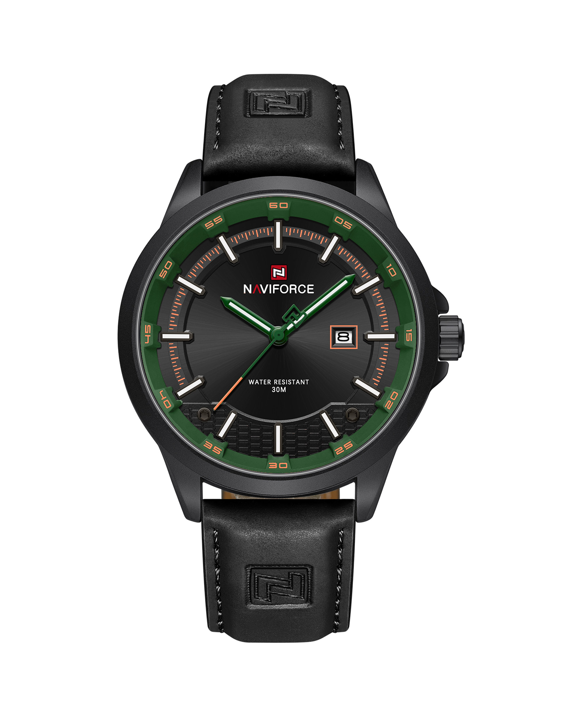 ساعت مچی مردانه ناوی فورس اورجینال NAVIFORCE NF9248L B/GN/B