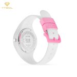ساعت مچی دخترانه آیس واچ سفید صورتی ICE-WATCH 014426