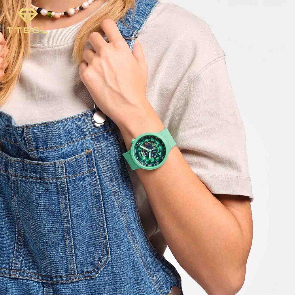 ساعت مچی سواچ سبز SWATCH SB01G101