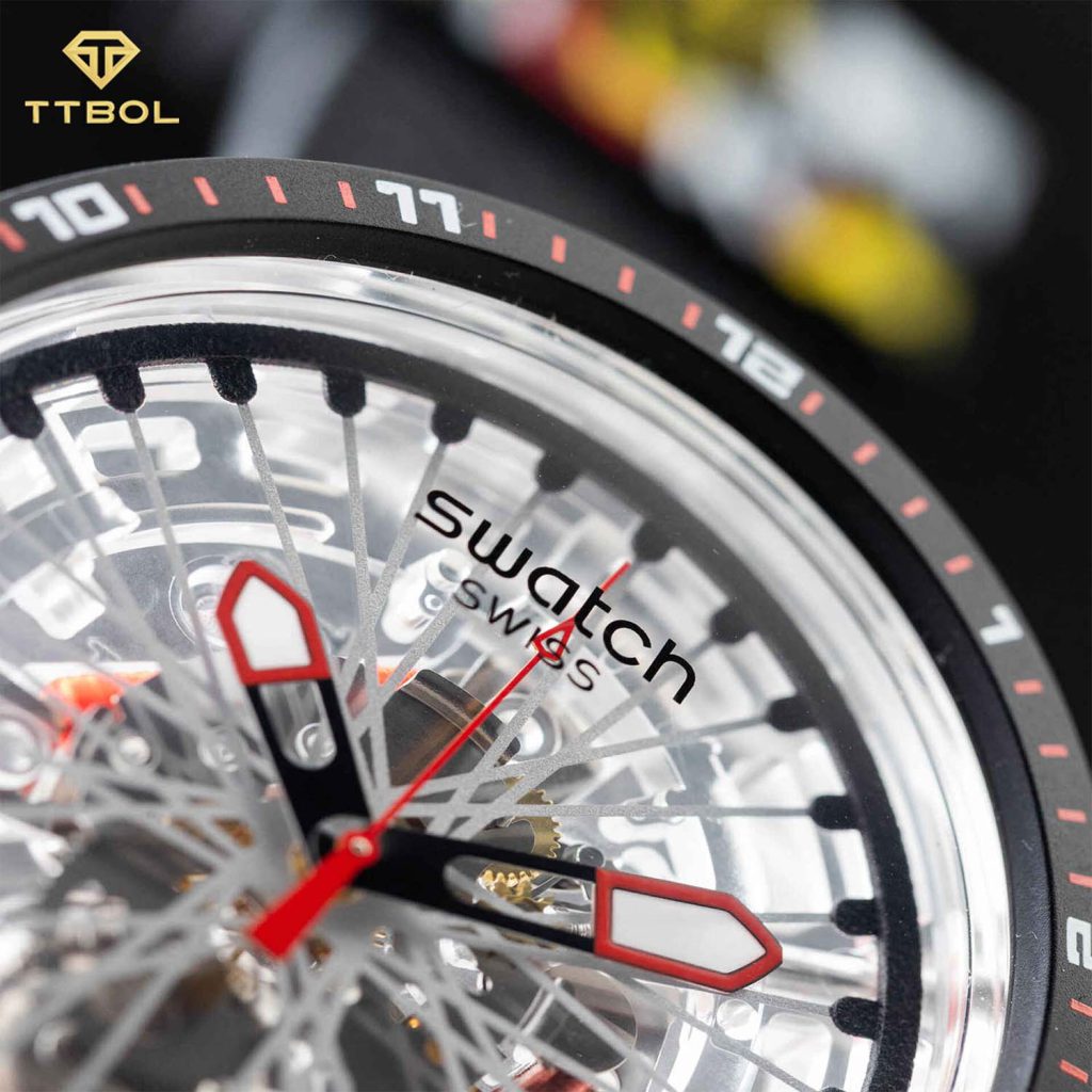 ساعت مچی سواچ چرخ دنده ای SWATCH SB05K103