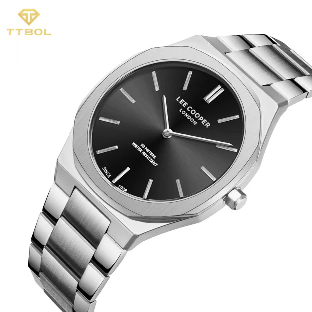 ساعت مچی مردانه لی کوپر صفحه مشکی LEE COOPER LC08275.350