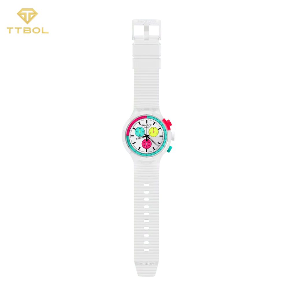ساعت مچی سواچ سفید SWATCH SB06W100