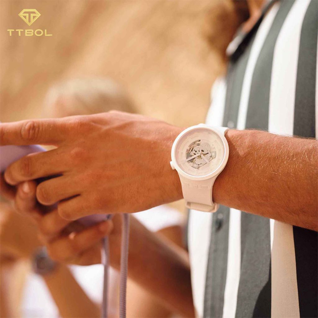 ساعت مچی سواچ سفید SWATCH SB03W100
