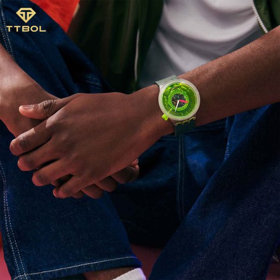 ساعت مچی سواچ SWATCH BLINDED BY NEON SB05K400