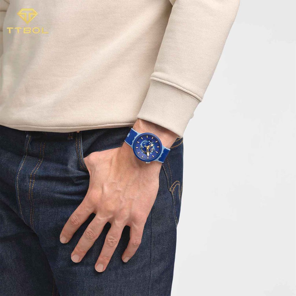 ساعت مچی سواچ سرمه ای SWATCH SB05N105