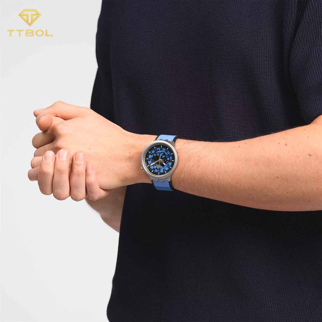 ساعت مچی سواچ SWATCH AZURE BLUE DAZE SB07S106