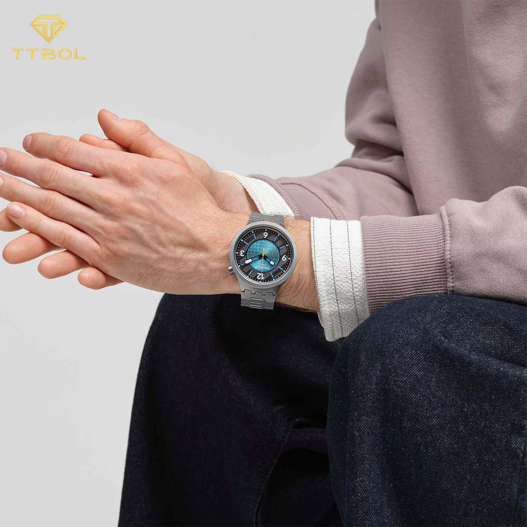 ساعت مچی سواچ بند استیل SWATCH SB07S116G