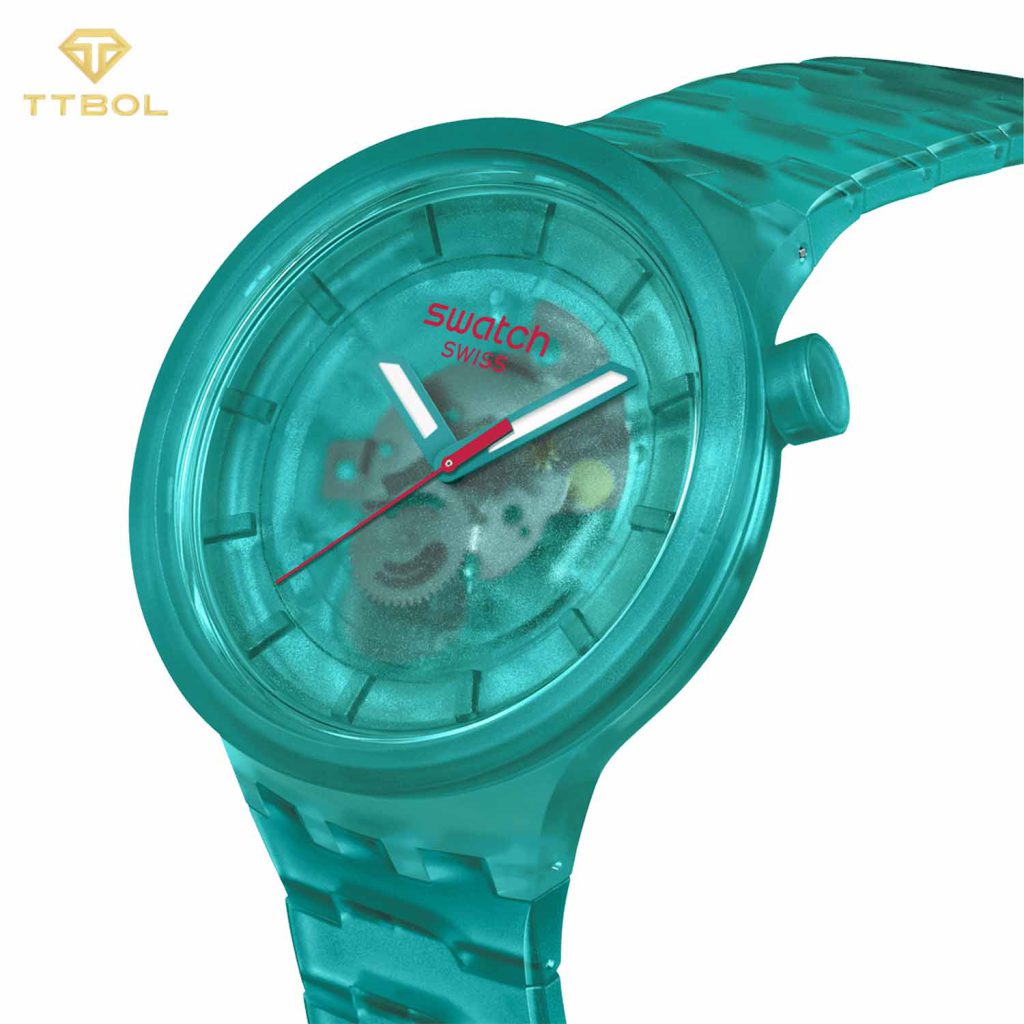 ساعت مچی سواچ بند سبز SWATCH SB05L101
