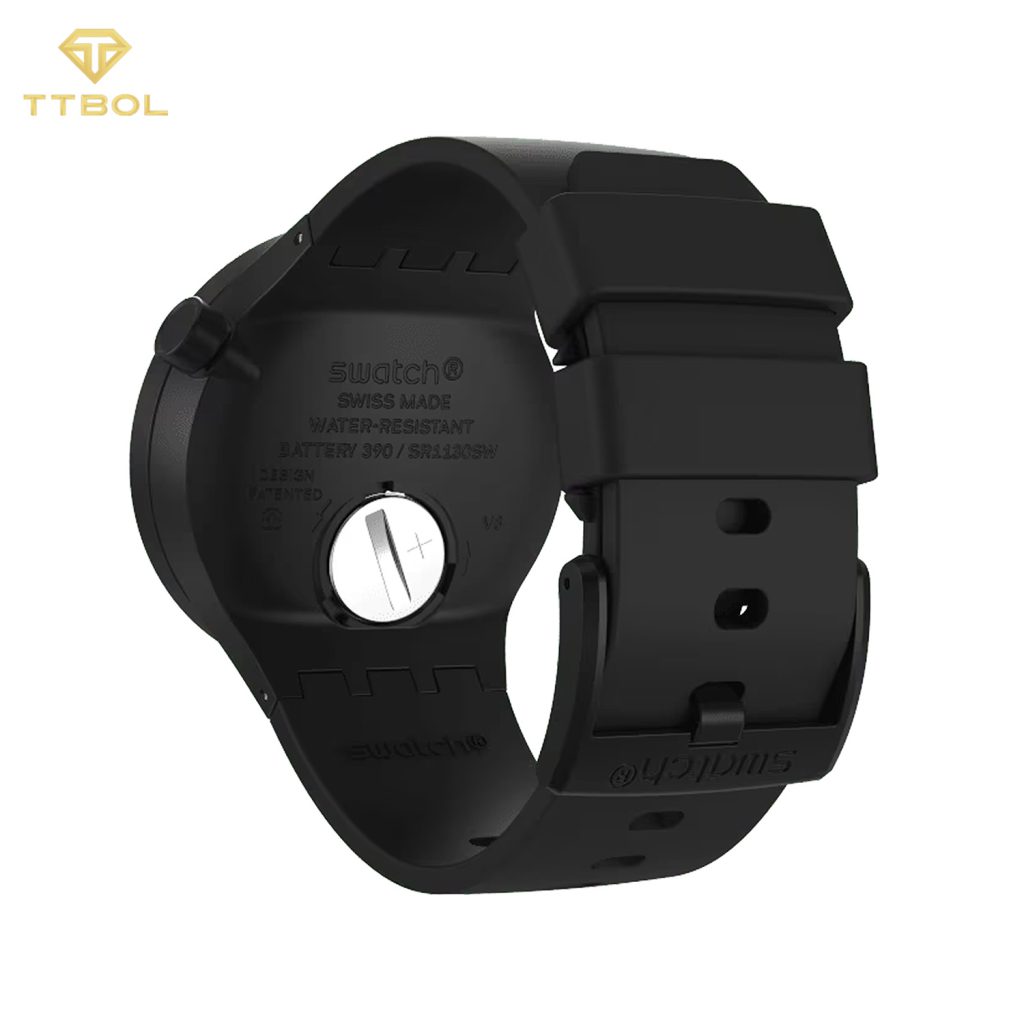 ساعت مچی سواچ بند مشکی SWATCH SB03B100