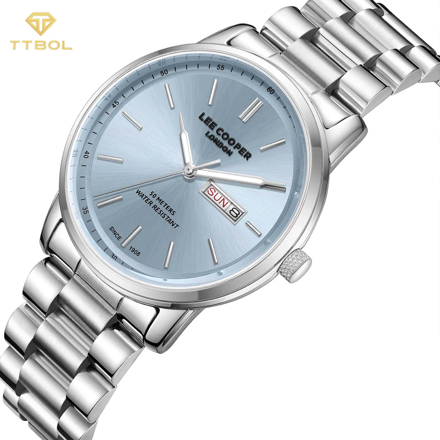 ساعت مچی مردانه لی کوپر صفحه تیفانی LEE COOPER LC08236.300