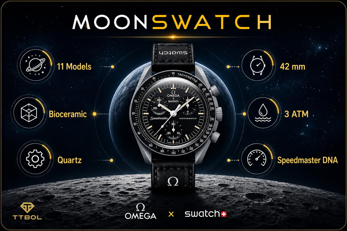 ساعت امگا سواچ (MoonSwatch) چیست؟