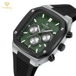 ساعت مچی مردانه ناوی فورس بند سیلیکونی NAVIFORCE NF8037 S/GN/B
