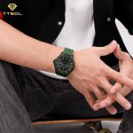 ساعت مچی مردانه ناوی فورس بند سبز NAVIFORCE NF9248T B/GN/GN