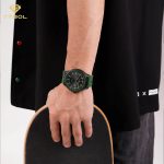 ساعت مچی مردانه ناوی فورس بند سیلیکونی NAVIFORCE NF9248T B/GN/GN