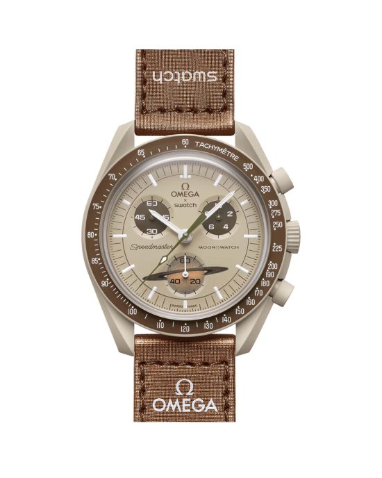 ساعت مچی امگا سواچ OMEGA SWATCH MISSION TO SATURN SO33T100