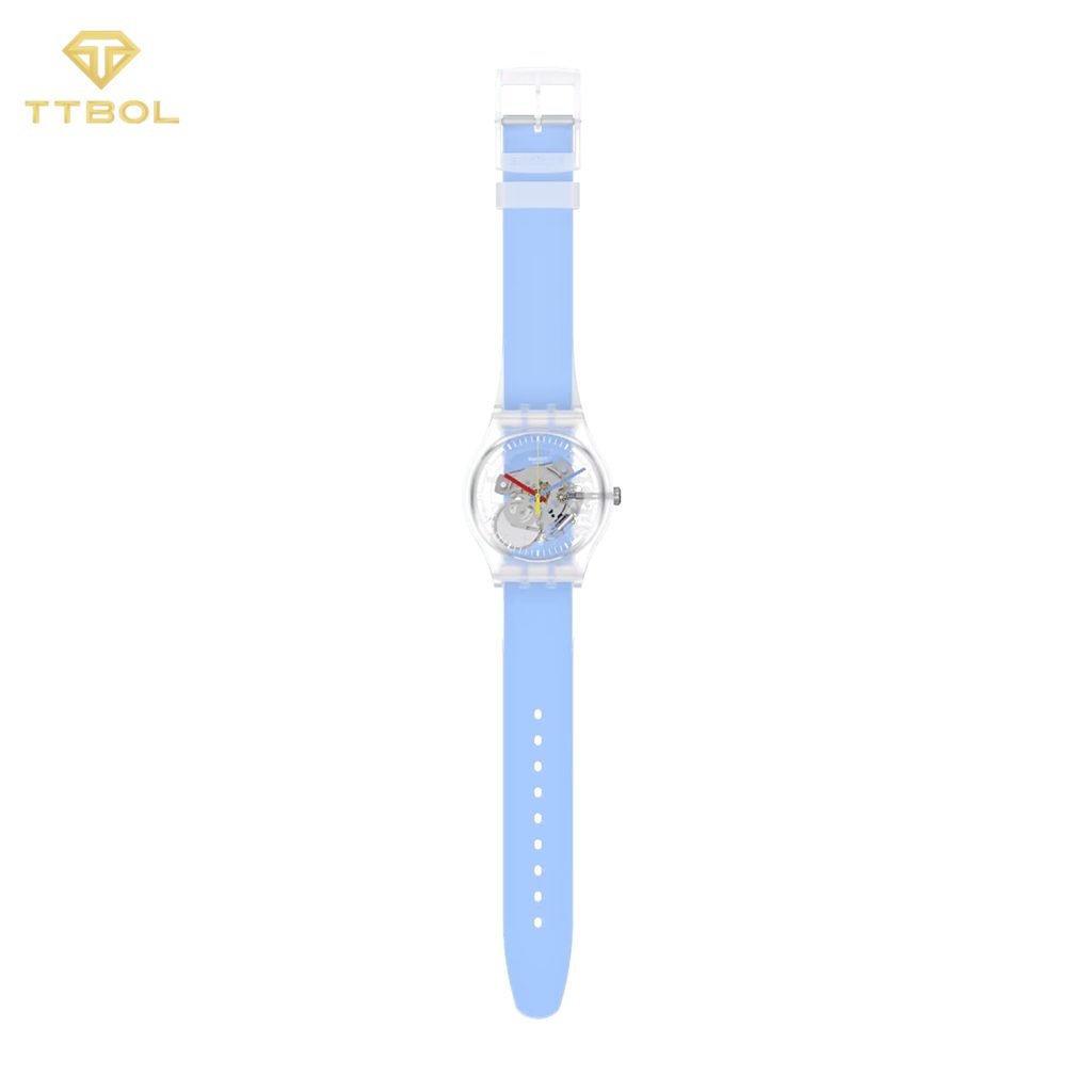 ساعت مچی سواچ بند شفاف SWATCH SUOK156