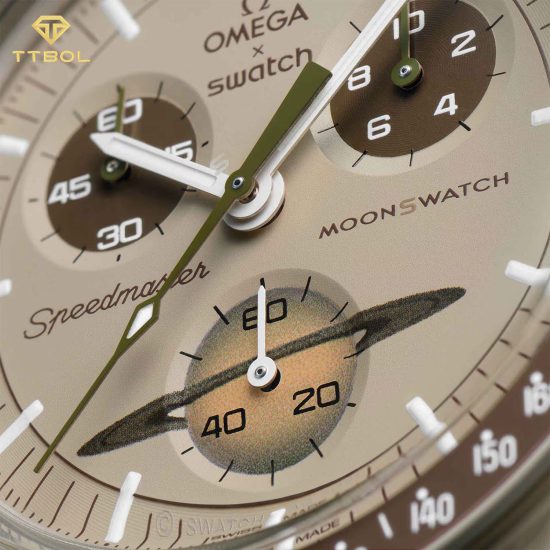ساعت مچی امگا سواچ OMEGA SWATCH MISSION TO SATURN SO33T100