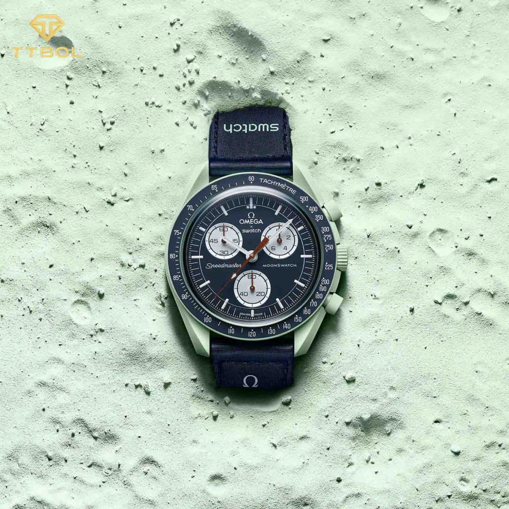 ساعت مچی امگا سواچ OMEGA SWATCH MISSION ON EARTH SO33G100 - Image 3