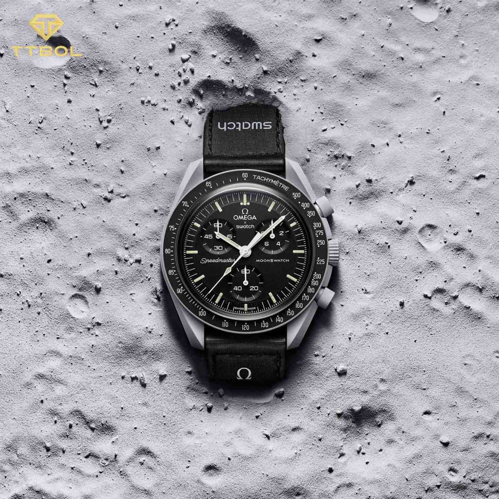 ساعت مچی امگا سواچ OMEGA SWATCH MISSION TO THE MOON SO33M100 - Image 3