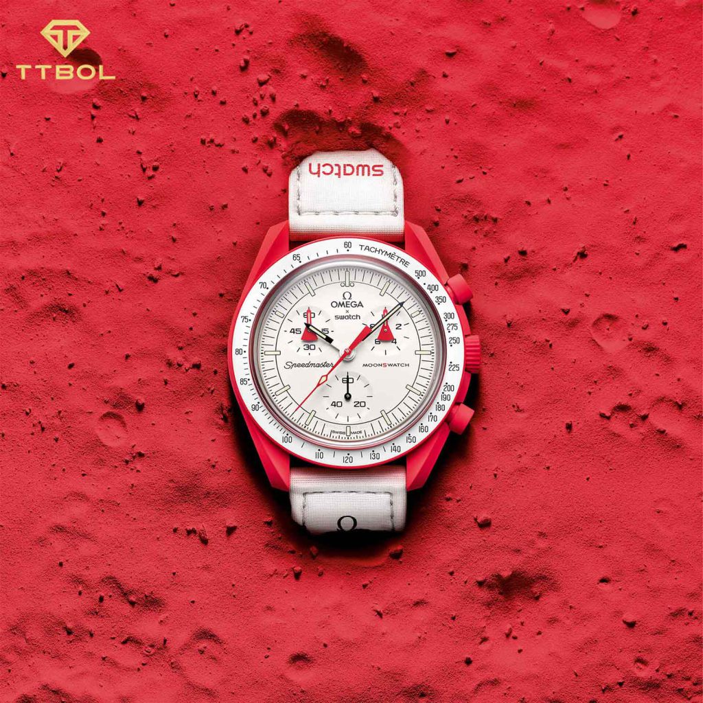 ساعت مچی امگا سواچ OMEGA SWATCH MISSION TO MARS SO33R100 - Image 2