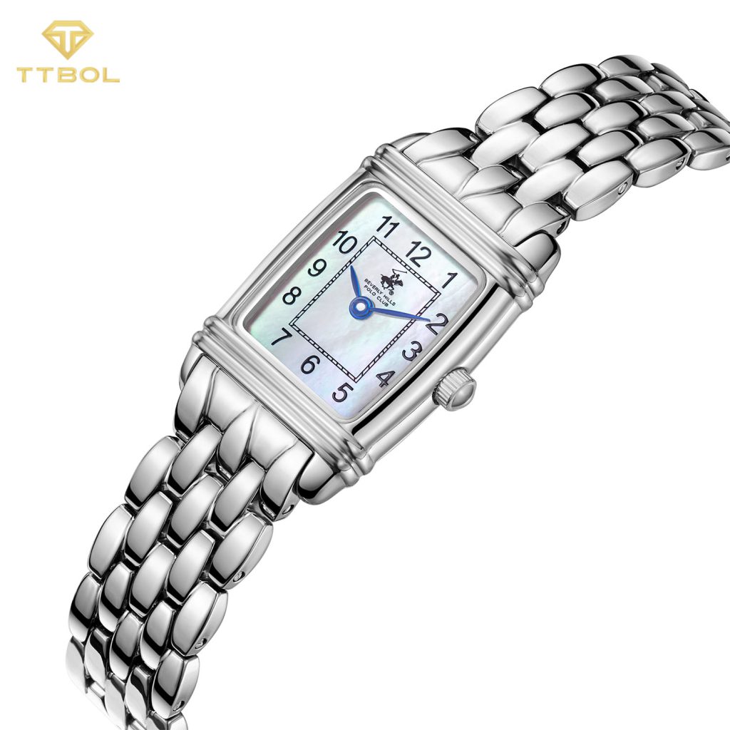 ساعت مچی زنانه بورلی هیلز پولو کلاب صفحه تانک BEVERLY HILLS POLO CLUB BP3840C.320