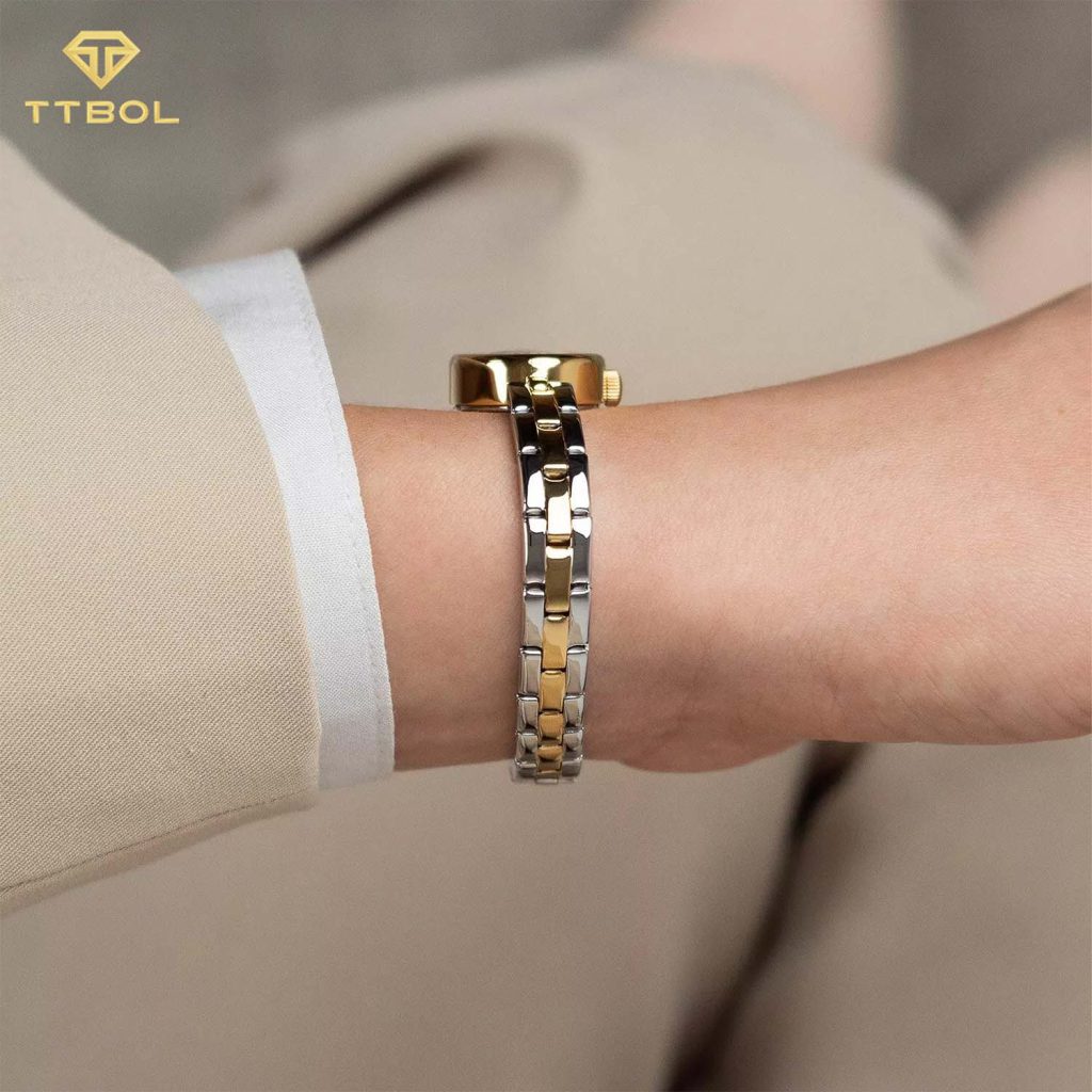 ساعت مچی زنانه تایمکس بند استیل سیلور طلایی TIMEX TW2Y26800