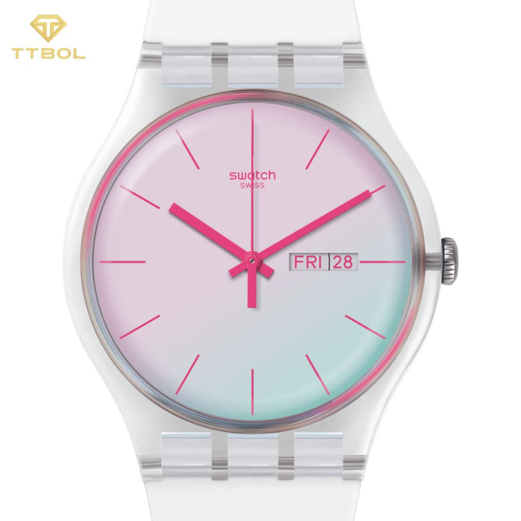 ساعت مچی سواچ شیشه رنگین کمانی SWATCH SO29K704-S14