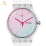 ساعت مچی سواچ شیشه رنگین کمانی SWATCH SO29K704-S14