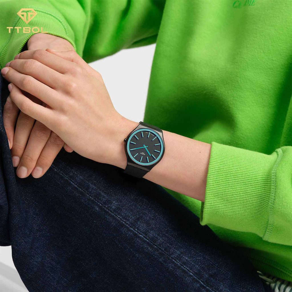 ساعت مچی سواچ SWATCH OBSIDIAN SHIMMER SS07B111