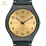 ساعت مچی سواچ صفحه طلایی SWATCH SS07M101